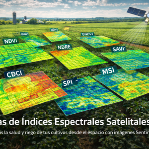 mapas de índices espectrales satelitales