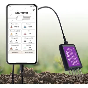 Home sensor medidor de suelo de 7 parámetros ph ec npk t h